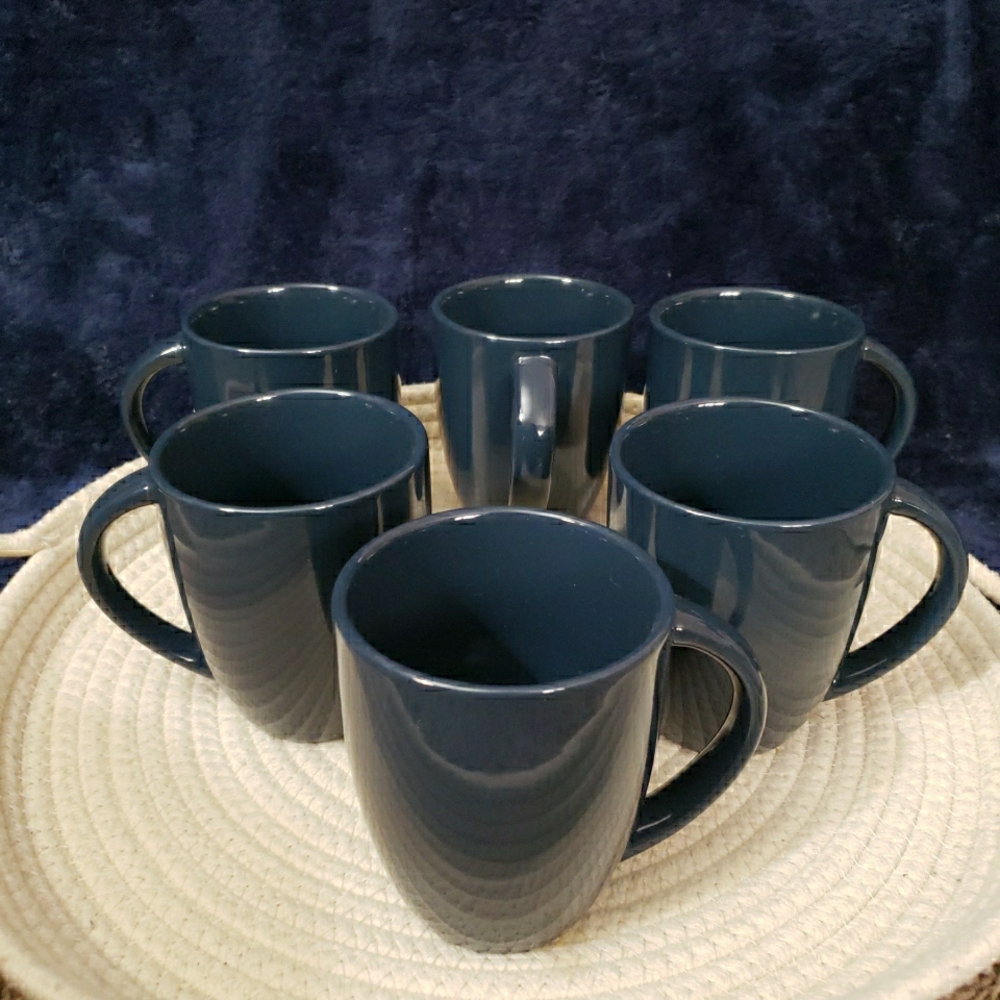 Corelle Deep Blue Mugs Set - Picture 3 of 4